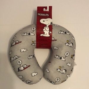 New Peanuts Snoopy Woodstock Travel Neck Pillow